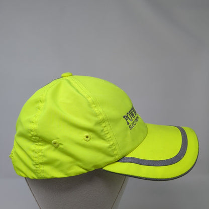 Power Plus Inc Electrical Contractors Strapback Hat Green One Size