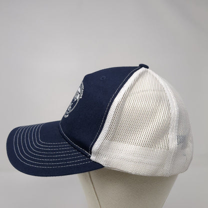 Wallowa Mountains Bicycle Club Snapback Trucker Hat Blue One Size Port Authority