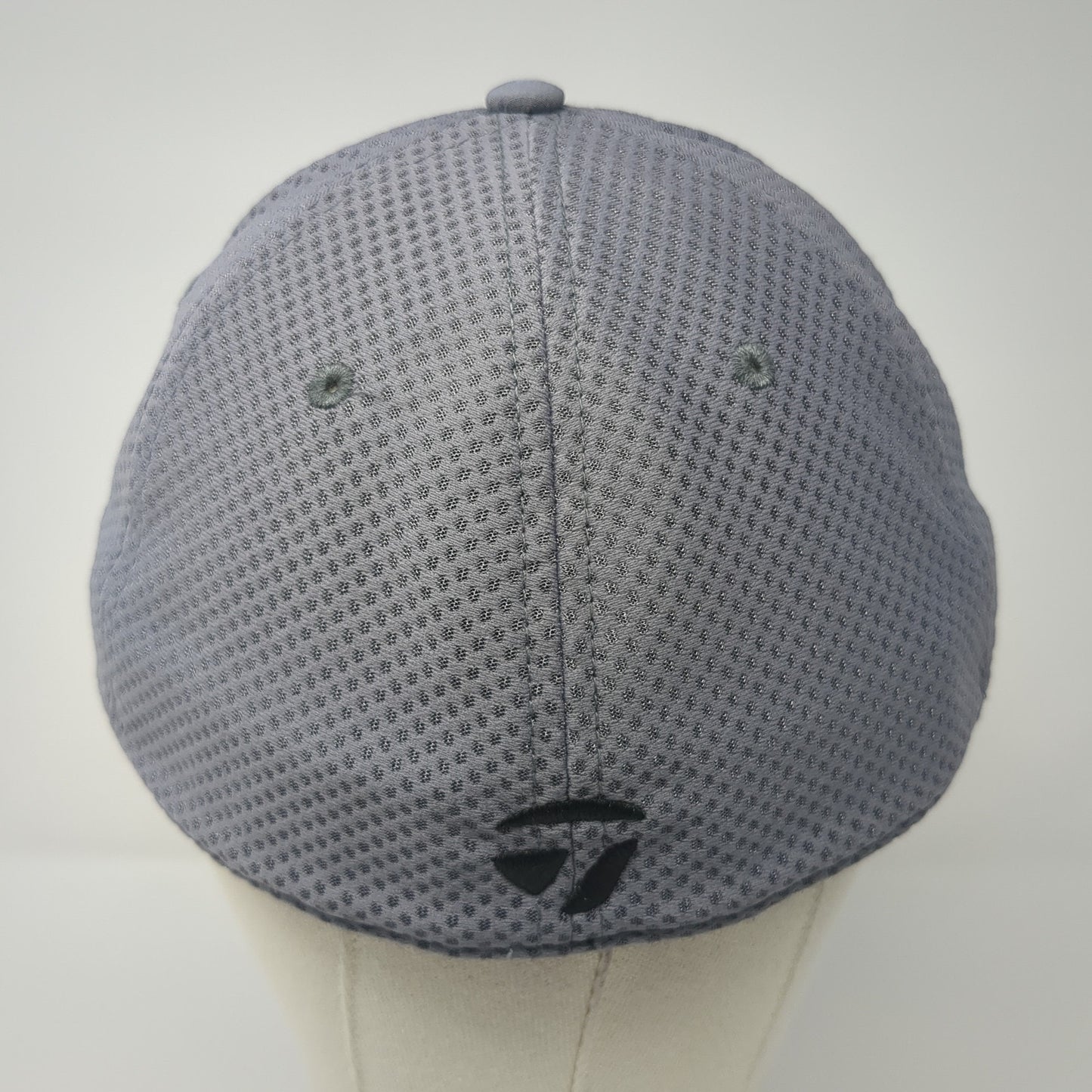 TaylorMade Fitted Baseball Cap Gray XL A-Flex Lightweight Embroidered 6 Panel