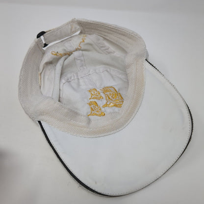 Souba Du Cozumel Island Strapback Hat White One Size Adjustable Embroidered