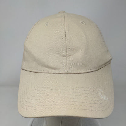 H&M Slideback Hat Tan One Size 56-62 Adjustable Outdoor 6 Panel Blank