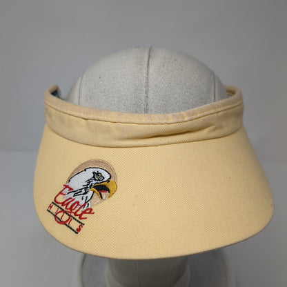 Eagle Mills Strapback Hat Tan One Size Adjustable Embroidered Town Talk