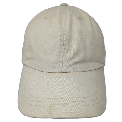 Route 66 Baseball Cap Beige One Size Slideback Curved Brim Plain Cotton Hat