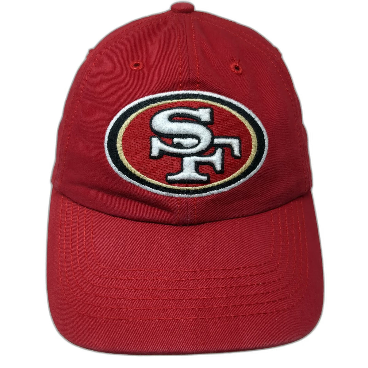 '47 San Francisco 49ers Baseball Cap Red S NFL Fitted Green Underbrim Hat