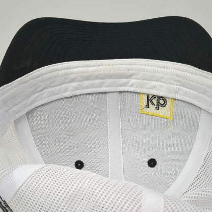 Richardson Trucker Hat Black One Size KB Home Construction Logo Mesh Snapback