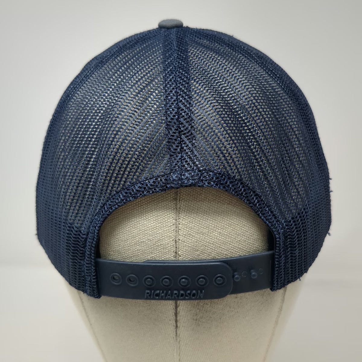Richardson Trucker Hat Blue One Size ZND Temporary Fence Solutions Mesh Patch