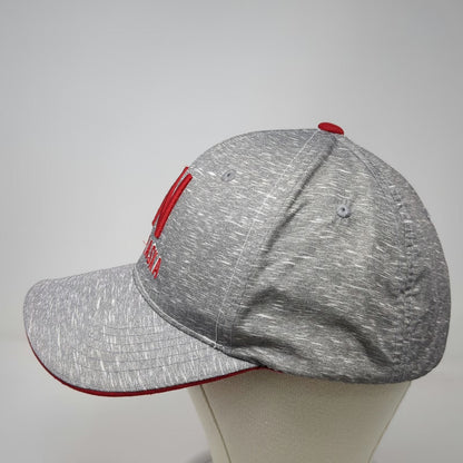 Captivating Nebraska Cornhuskers NCAA Gray OSFM Cap Strapback Embroidered Hat