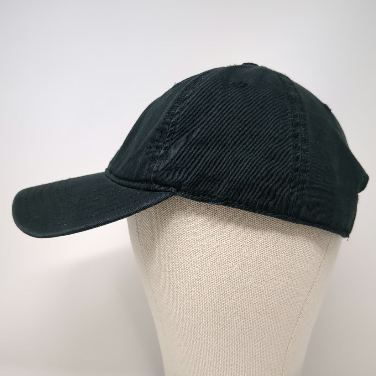 OTTO Baseball Cap Black One Size Cotton Hat Flame Graphic Embroidered Adjustable