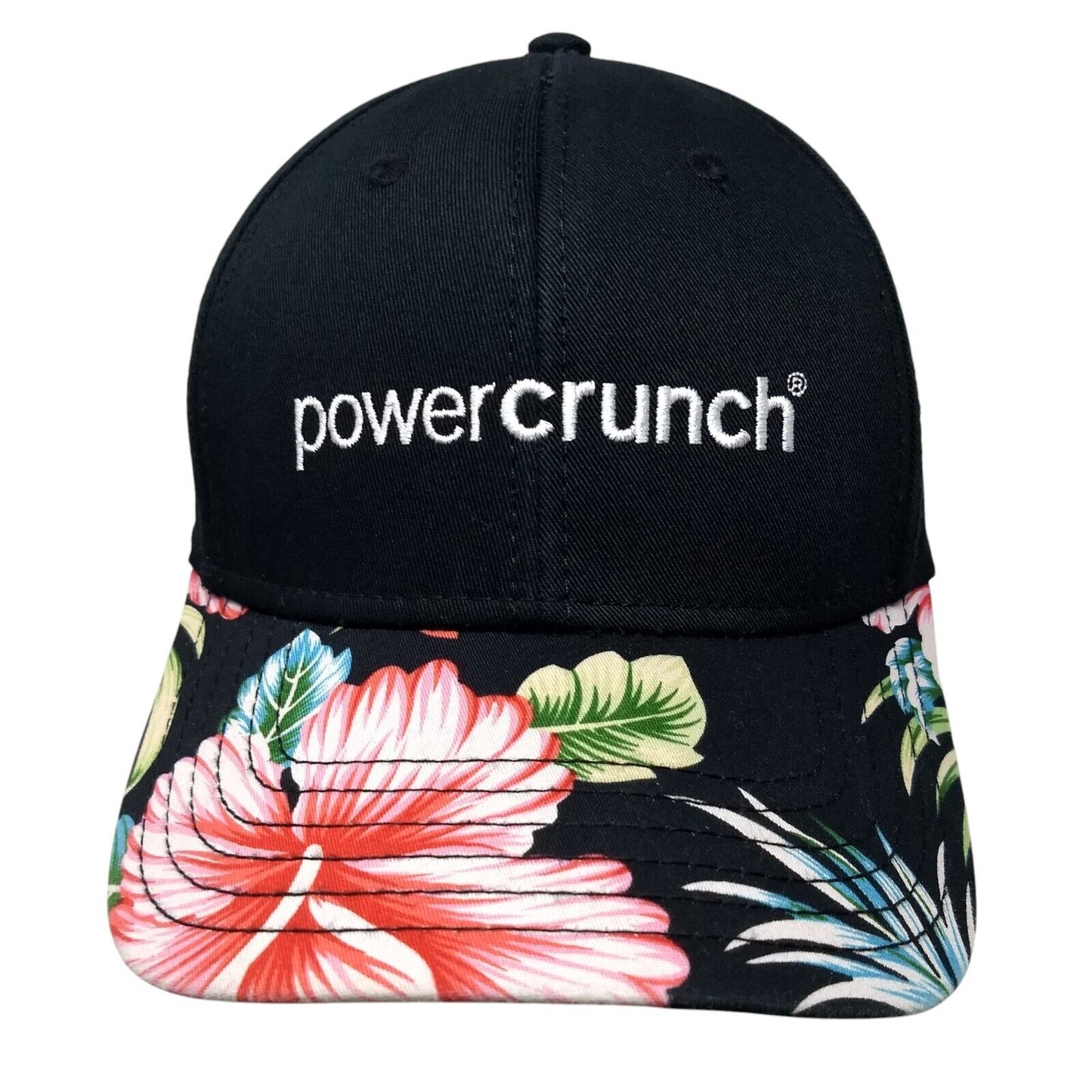 Power Crunch Snapback Hat Multicolor One Size Floral Hawaiian Otto