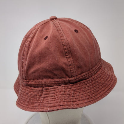 Wisconsin Dells Bucket Hat Red One Size Embroidered Vent Holes Jhats