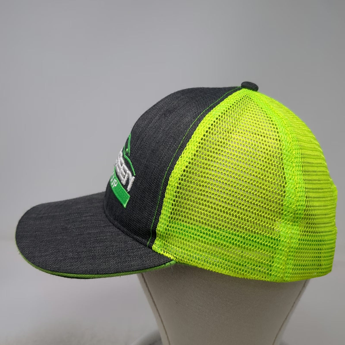 360 Apparel Trucker Hat Gray One Size Mesh Snapback Rob Green Auto Group Logo