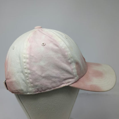 Adidas Baseball Cap White Pink One Size Tie Dye AEROREADY Cotton Adjustable Hat