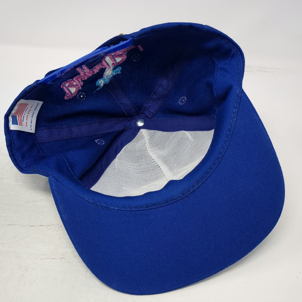 Disney Blizzard Beach Ice Gator Blue Snapback Hat One Size Made in USA Graphics