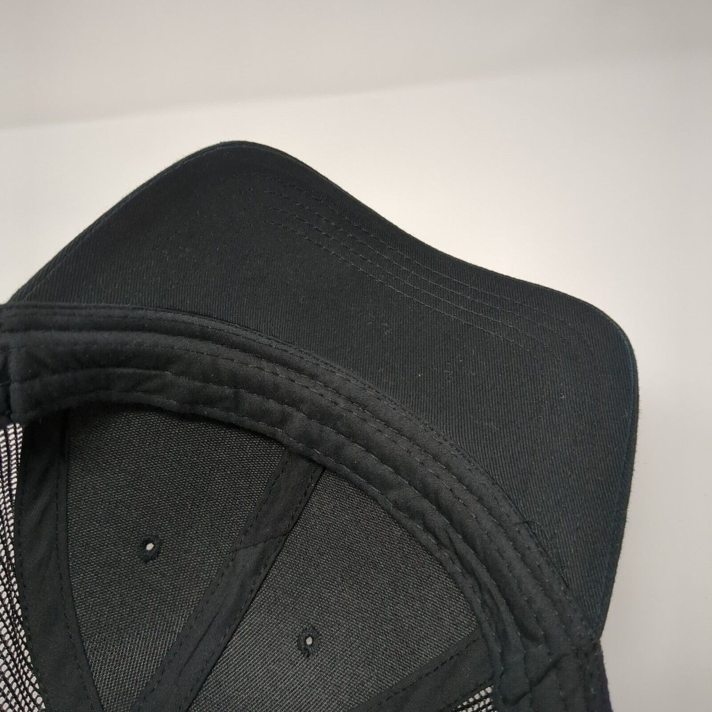 Otto Youth Snapback Trucker Hat Black One Size Adjustable Mesh Back Blank