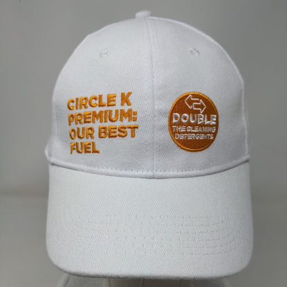 Circle K Premium Our Best Fuel Strapback Hat White One Size Embroidered
