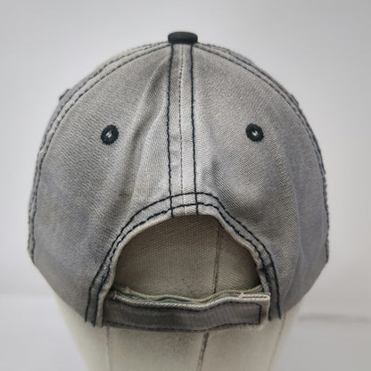 Interstate Batteries Hat Baseball Cap Gray One Size Distressed Adjustable Strap