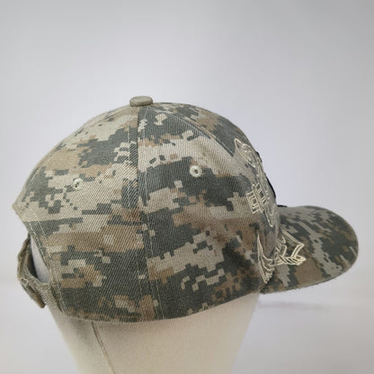 Baseball Cap Green One Size U.S. Navy Anchor Digital Camo Military Licensed Hat