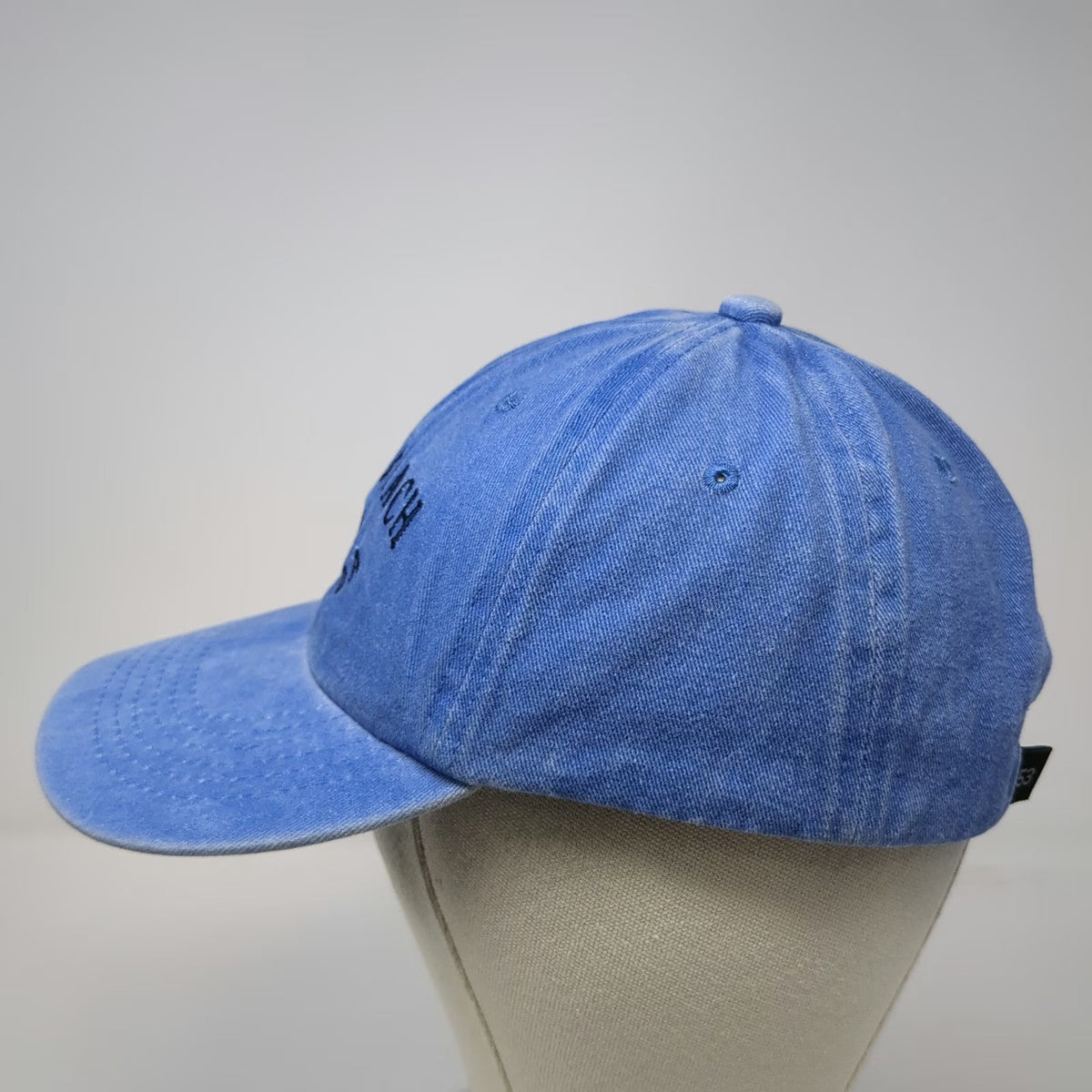 Sunkiss Kap Baseball Cap Blue One Size Miami Beach Florida Slideback Hat Shield
