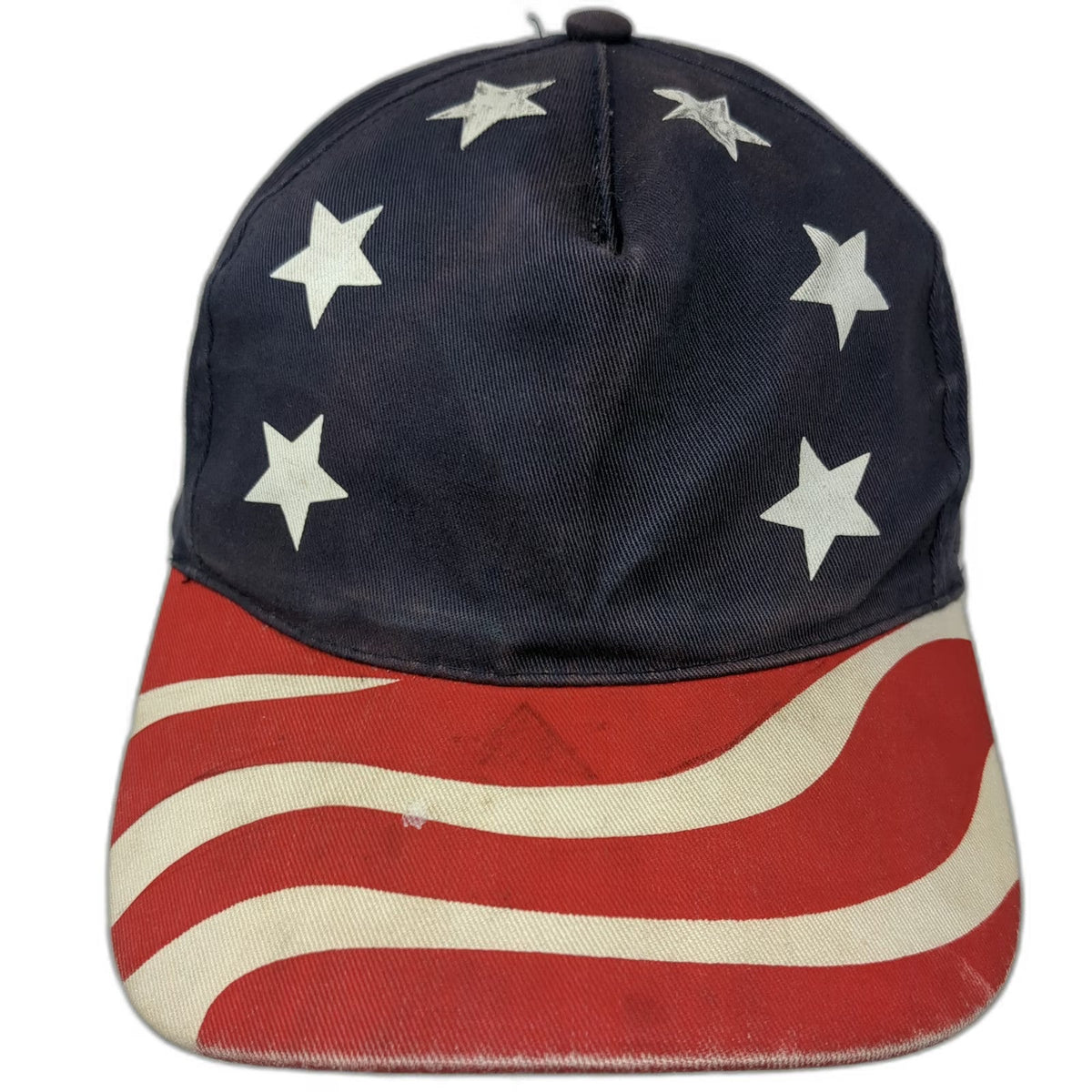 Otto 5 Panel Blue Red White One Size Stars Stripes Patriotic Flag Snapback Hat