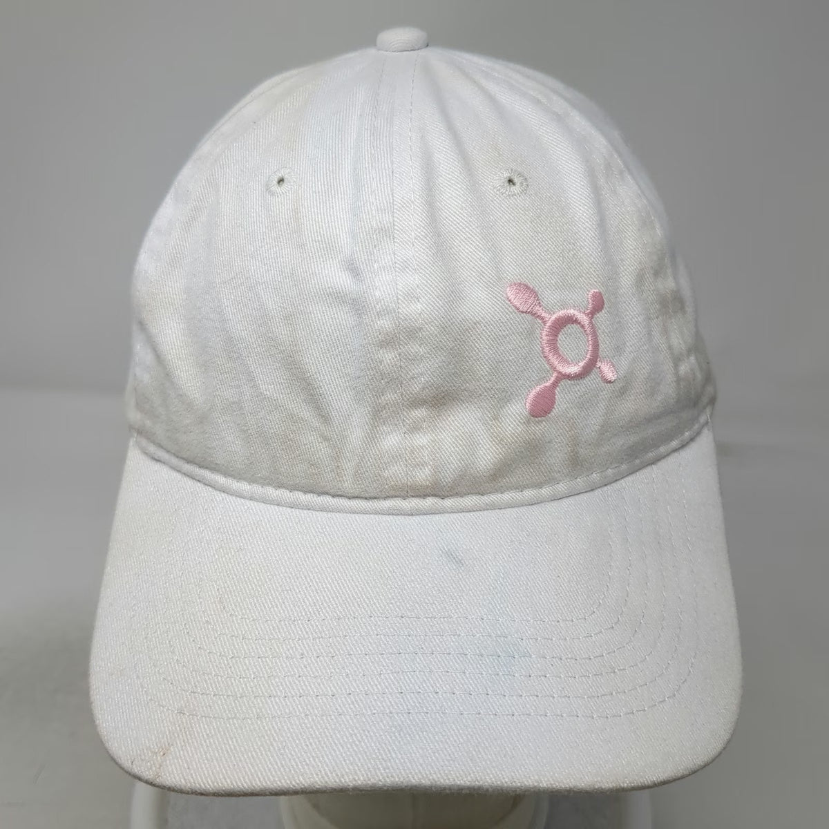 Port & Company Baseball Cap White One Size Orangetheory Logo Hat Pink Slideback
