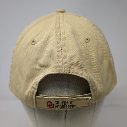 Oklahoma Sooners NCAA Beige One Size Baseball Cap Shamrock OU Engineering Hat