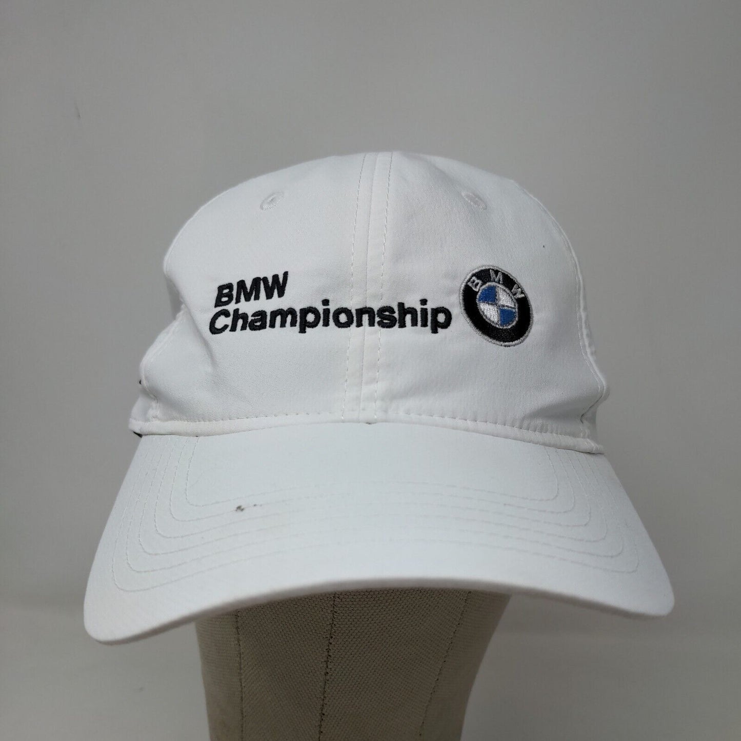 Ahead Men's Strapback Hat White BMW Championship Embroidered Logo