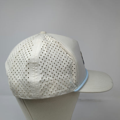 Zapped Blackhawk Trucker Hat Beige One Size Perforated Mesh Rope Jomar Travel