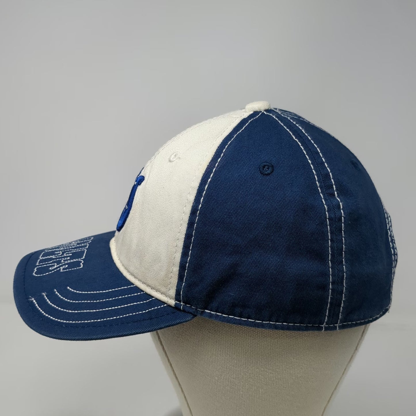 Indianapolis Colts NFL Team Apparel Blue One Size Cap Hat Horseshoe Logo Stitch
