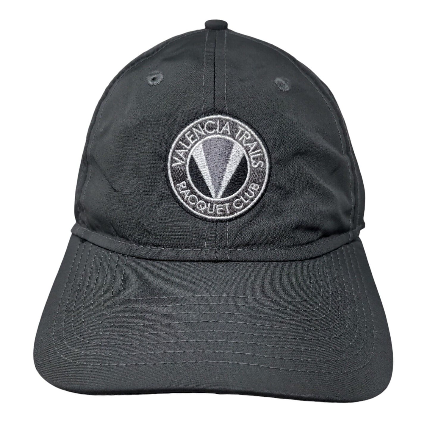 Valencia Trails Racquet Club Strapback Hat Gray OSFM Laser Cut New Era