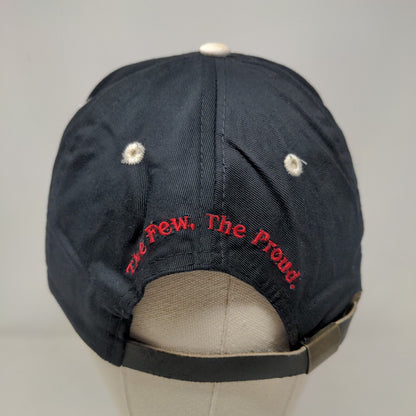 Marines The Few The Proud Slideback Hat Black OSFA Adjustable Embroidered Cobra