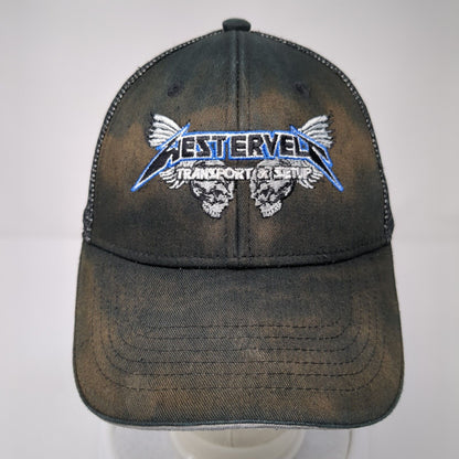 Westervelt Transport & Setup Snapback Trucker Hat Black One Size 6 Panel