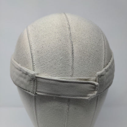 Saddle Brooke Ranch Strapback Sun Visor Hat Tan OSFA Embroidered Apollo