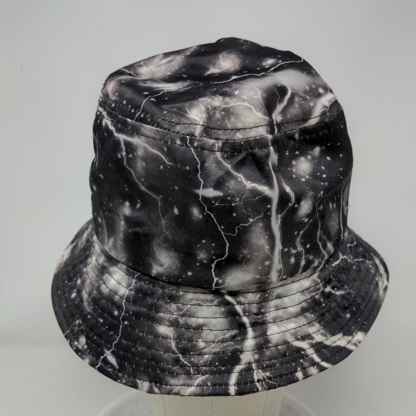 Unbranded Bucket Hat Multicolor XST Lightning Print Outdoor Cotton