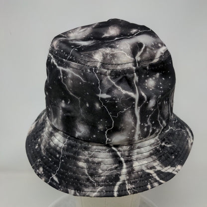 Unbranded Bucket Hat Multicolor XST Lightning Print Outdoor Cotton