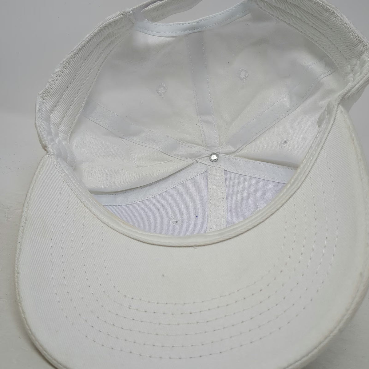 First Tee Idaho Baseball Cap White One Size Strapback Curved Brim Golf Hat
