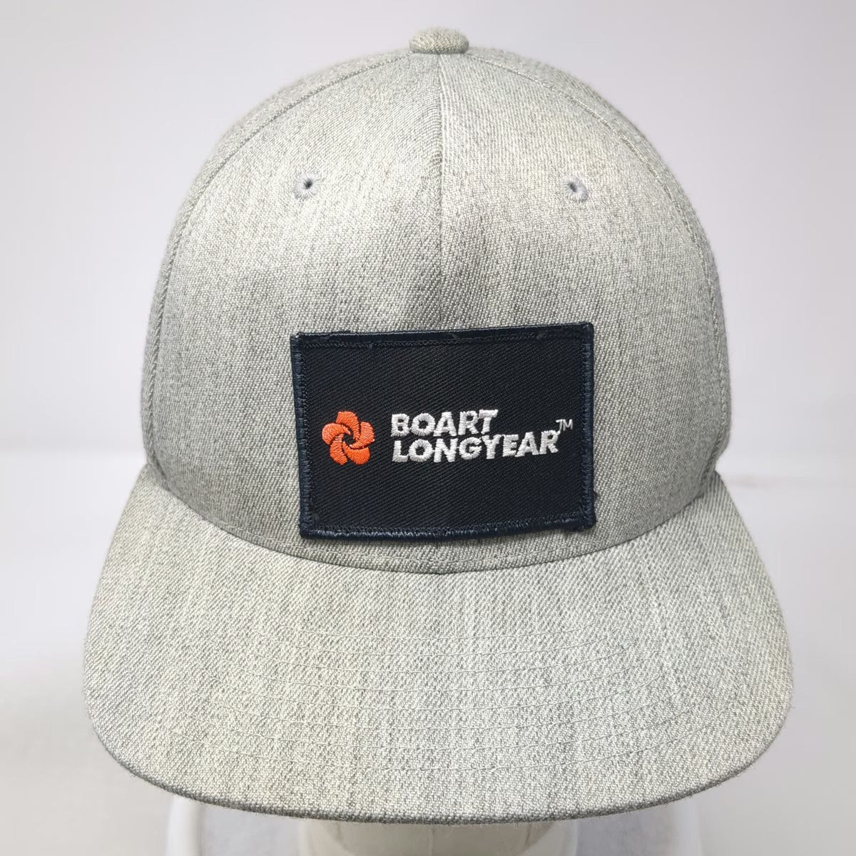 Yupoong Snapback Gray One Size Hat Boart Longyear Patch Flat Brim Flexfit Tech