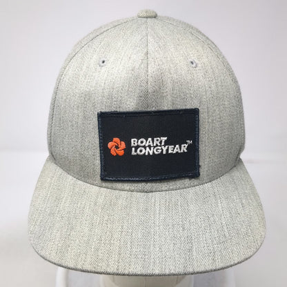 Yupoong Snapback Gray One Size Hat Boart Longyear Patch Flat Brim Flexfit Tech