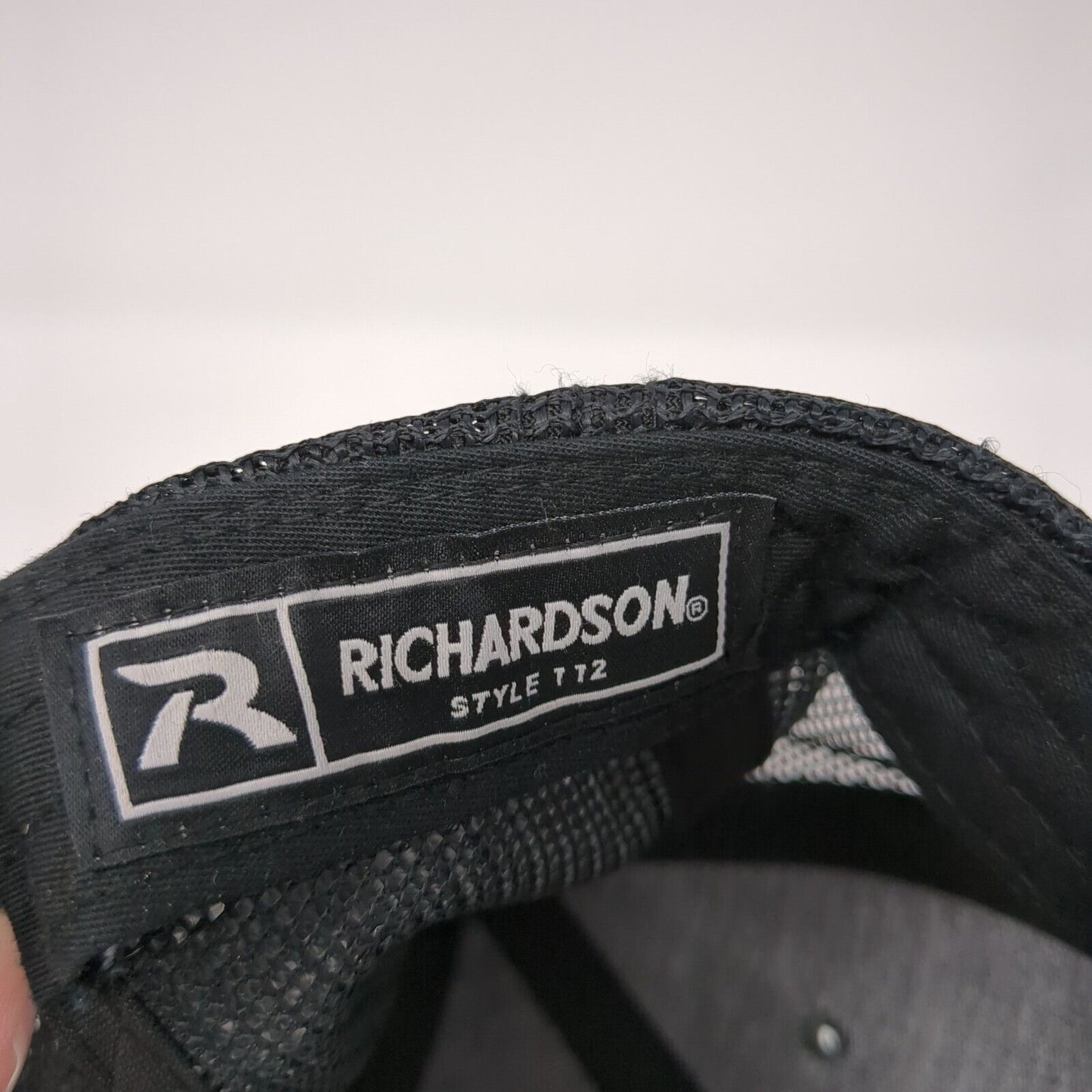 CWI Snapback Mesh Back Trucker Hat Gray One Size Adjustable Richardson