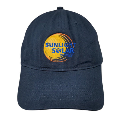 Sunlight Solar Energy Strapback Hat Blue OSFA Adjustable Port & Company Cotton