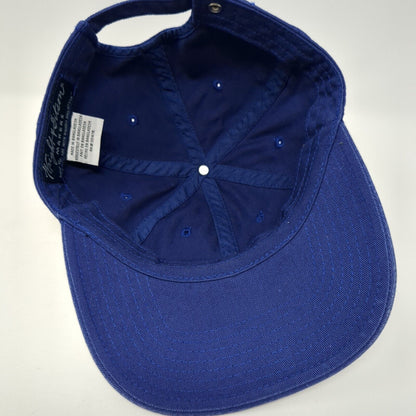 Wright & Ditson Makers Slideback Hat Blue One Size Adjustable 6 Panel Blank