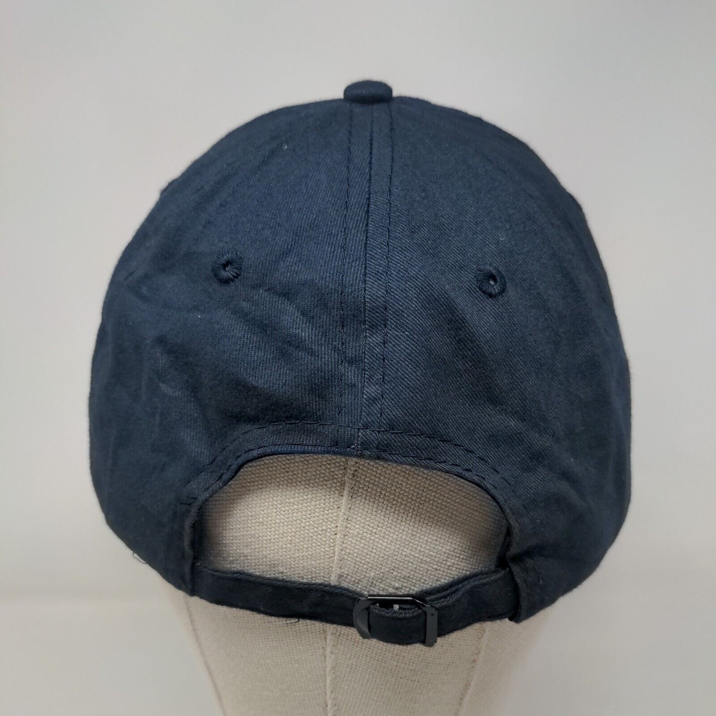 Mutual Credit Union Slideback Hat Blue One Size Adjustable Embroidered 6 Panel