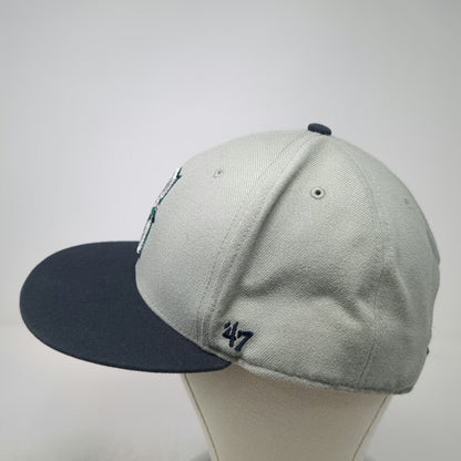 '47 Seattle Mariners Baseball Cap Gray One Size Strapback MLB AL Side Patch Hat