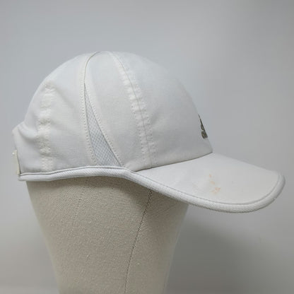adidas Baseball Cap White One Size Climalite Performance Running Strapback Hat
