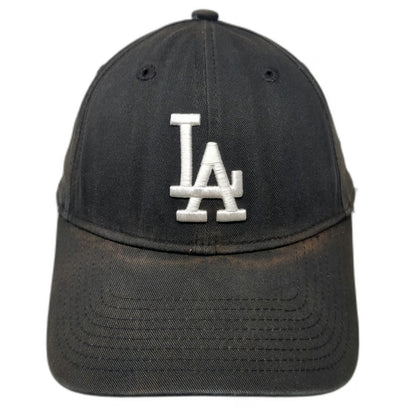 New Era MLB Los Angeles Dodgers Baseball Cap Black One Size Slideback 9FORTY Hat