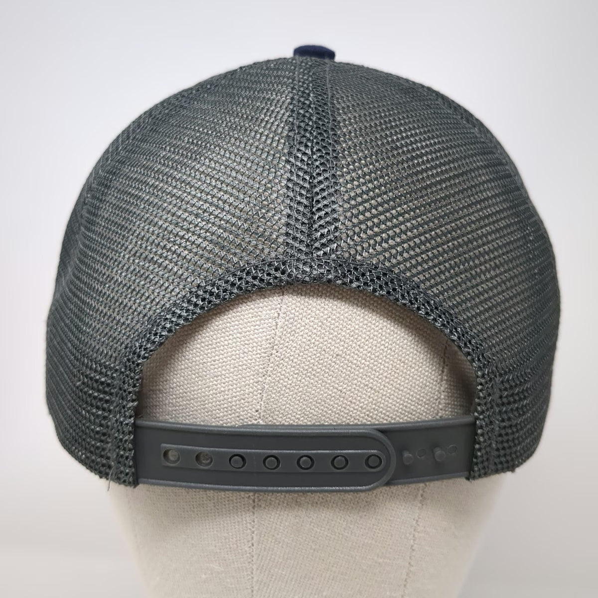 Arcadian Outfitters Trucker Hat Blue One Size Utah Fish Patch Snapback Mesh Cap