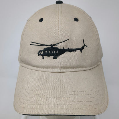 OTTO Baseball Cap Beige One Size Helicopter 91107 Embroidered Strapback Hat