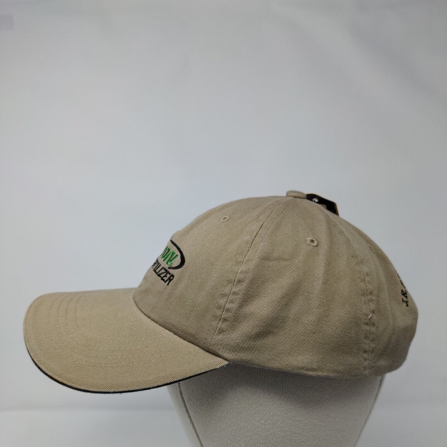 Polyon AG Fertilizer Strapback Hat Tan OSFM Embroidered Dpc W/Tags