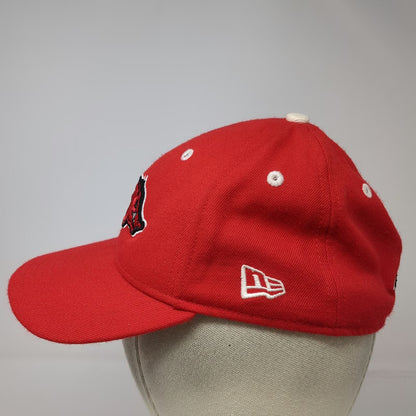Arkansas Razorbacks NCAA New Era Red Hat 6 3/4 Wool Blend Running Hog Logo Fit