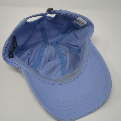 Sope Creek Slideback Hat Blue One Size Adjustable Solid 6 Panel Blank