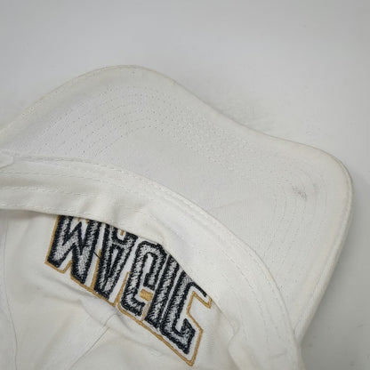 Port & Company Magic Logo Baseball Cap White One Size Slideback Cotton Hat